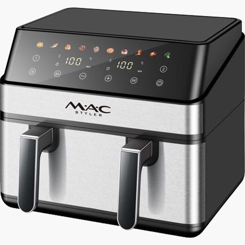 سرخ‌کن دیجیتال مک استایلر مدل MC‑1650 هواپز بدون روغن 10 لیتری با پنل لمسی