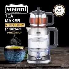 ملانژ چایساز پیرکس مدل ML‑28 – کتری + قوری پیرکس، مناسب خانگی
