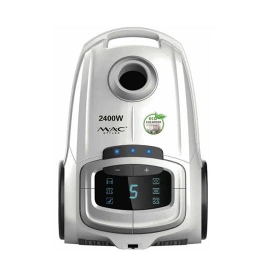 جاروبرقی سوپر سایلنت صفحه لمسی مک استایلر M.A.C Styler مدل MAC-2500 رنگ سفید