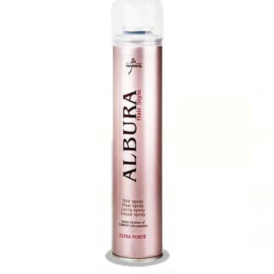 اسپری چسب مو آلبورا مدل Ultra Forte حجم ۲۵۰ میلی‌لیتر