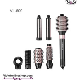 سشوار حرفه ای برس دار چند سر ولروس VL-609