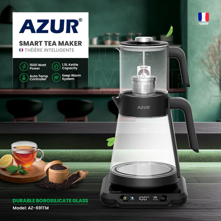 چای ساز روی هم آزور مدل AZ-691TM