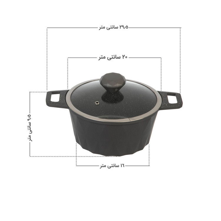 قابلمه تکنو مدل Diamond سایز 20