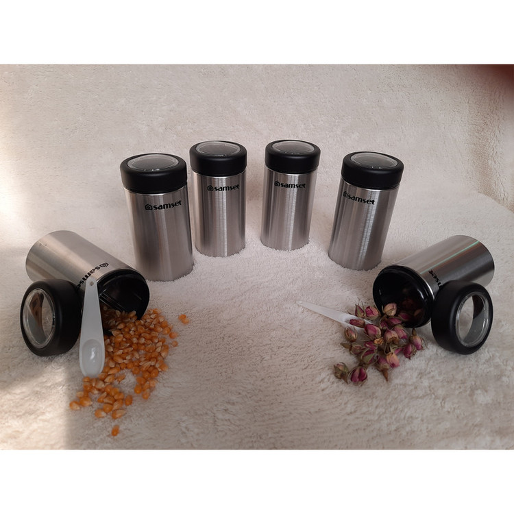 ست ادویه 6 پارچه سام ست مدل استوانه ای کد45112