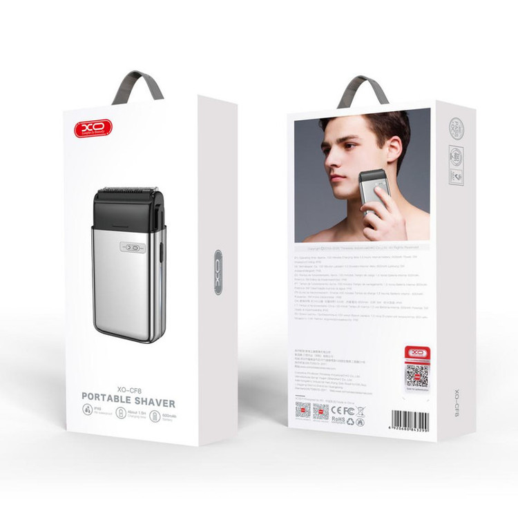 ماشین اصلاح موی سر و صورت ایکس او مدل cf8، اصلاح به صورت صفر زن، طراحی ارگونومیک، قابلیت تنظیم سرعت، منبع انرژی با باتری، تکنولوژی اصلاح به صورت تریمر، مدت زمان شارژ 90 دقیقه و مدت زمان استفاده پس از شارژ 100 دقیقه