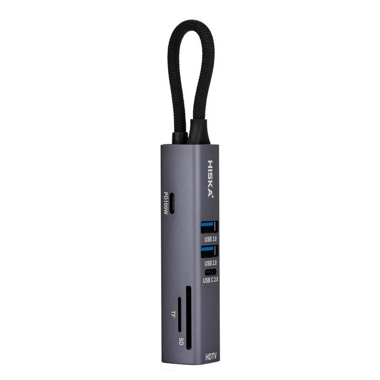 هاب 7 پورت USB-C هیسکا مدل HR-53