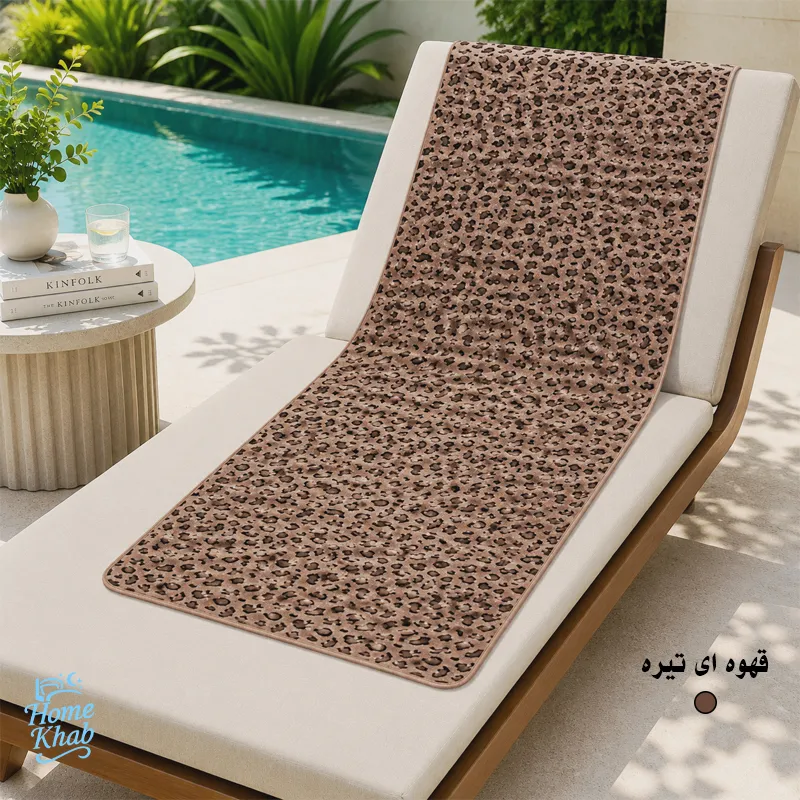 حوله استخری مدل نانو پلنگی سایز 145x70 سانتی‌متر