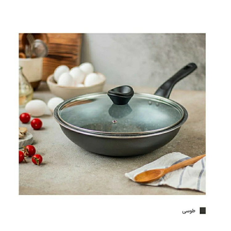 تابه تکدسته وک درب دار تکنو سایز32