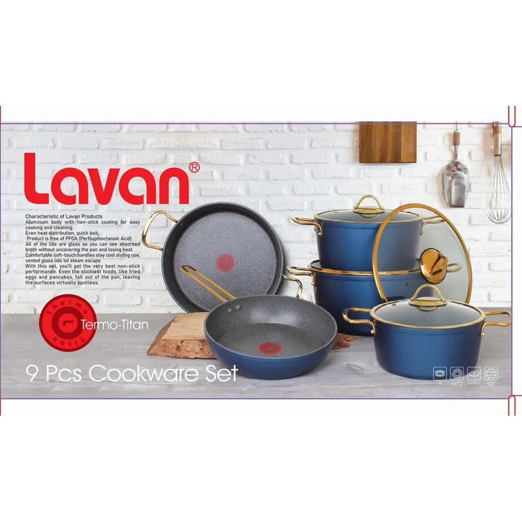 سرویس پخت و پز 9 پارچه لاوان مدل TP2234