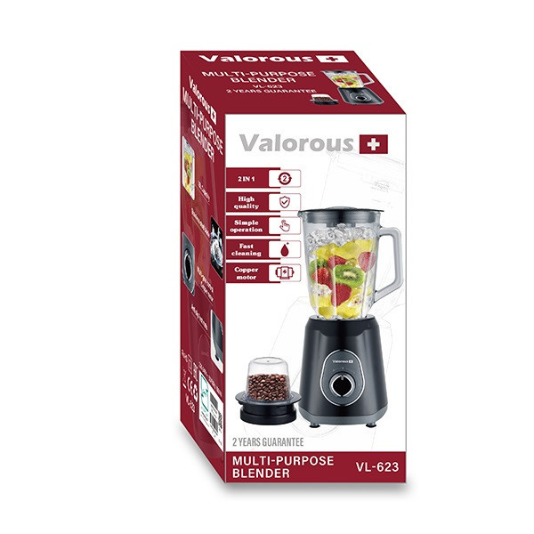 مخلوط کن و آسیاب کن 1.5 لیتری والوروس مدل VL – 623